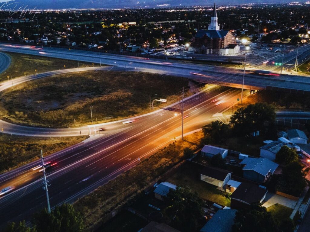 Arial Skyline View, Taylorsville, UT